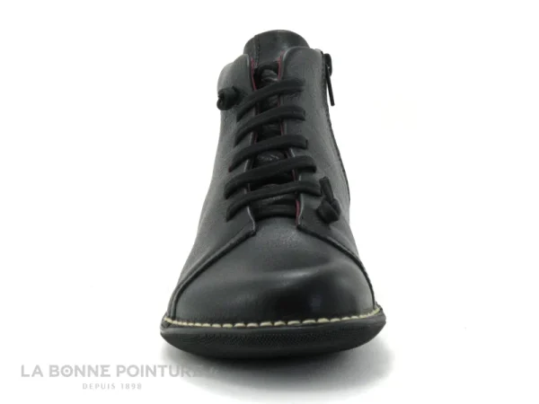 Bon marché 🧨 Femme Alce 👟 Shoes 8687 Noir – Chaussure Montante F – Lacet Elastique 👏 marque pas cher 3