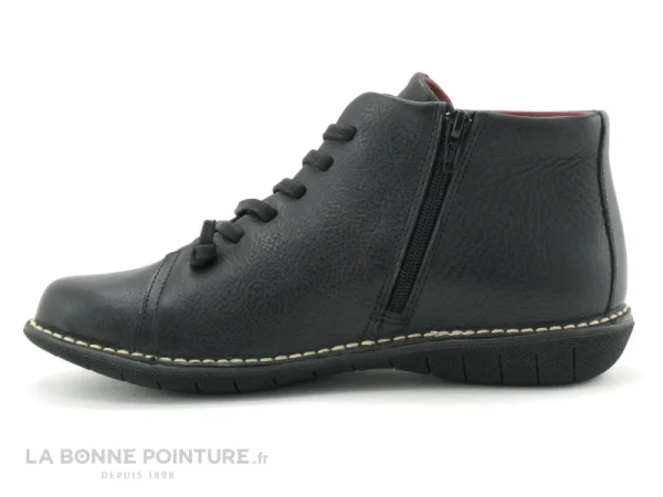 Bon marché 🧨 Femme Alce 👟 Shoes 8687 Noir – Chaussure Montante F – Lacet Elastique 👏 marque pas cher 4