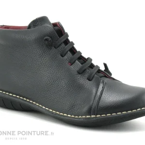 Bon marché 🧨 Femme Alce 👟 Shoes 8687 Noir – Chaussure Montante F – Lacet Elastique 👏 marque pas cher 17