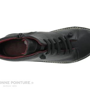 Bon marché 🧨 Femme Alce 👟 Shoes 8687 Noir – Chaussure Montante F – Lacet Elastique 👏 marque pas cher 19