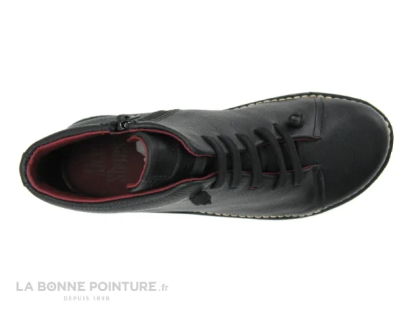 Bon marché 🧨 Femme Alce 👟 Shoes 8687 Noir – Chaussure Montante F – Lacet Elastique 👏 marque pas cher 7