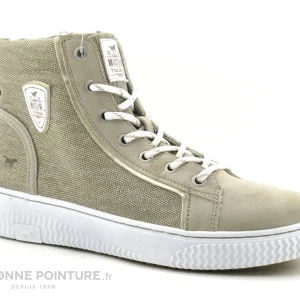 marque pas cher Meilleure vente ❤️ Mustang 👟 Shoes Mustang 1419-502-243 Ivory – Basket Montante Femme ❤️ 17