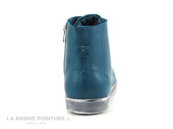 Remise 🔥 Andrea Conti 0341500-391 Topas – Basket Montante Femme Cuir Bleu 🔔 jusqu'à 5