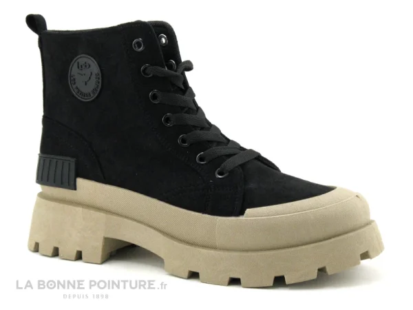 solde en ligne Meilleure vente 🤩 Les Ptites Bombes LPB Femme LPB Les Petites Bombes – Basket ENYA Noir – Chaussure Montante F 🎉 1