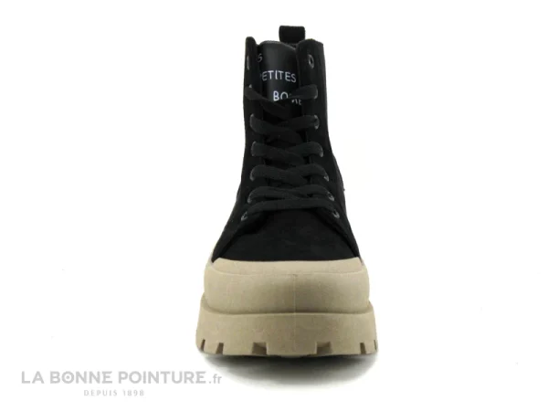 solde en ligne Meilleure vente 🤩 Les Ptites Bombes LPB Femme LPB Les Petites Bombes – Basket ENYA Noir – Chaussure Montante F 🎉 3