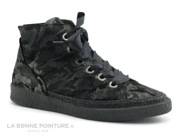 Meilleur prix 🥰 Femme Softwaves 7-01-46 Camouflage Black – Chaussure Montante 🎉 se précipiter pour acheter 1