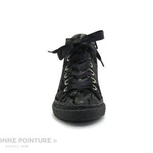 Meilleur prix 🥰 Femme Softwaves 7-01-46 Camouflage Black – Chaussure Montante 🎉 se précipiter pour acheter 11