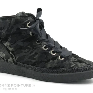 Meilleur prix 🥰 Femme Softwaves 7-01-46 Camouflage Black – Chaussure Montante 🎉 se précipiter pour acheter 17