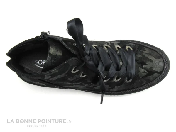 Meilleur prix 🥰 Femme Softwaves 7-01-46 Camouflage Black – Chaussure Montante 🎉 se précipiter pour acheter 7