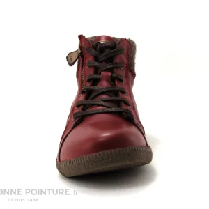 mode Bon marché 🌟 Femme Moran’s Fumay Rouge – Baskets Montante Chaude 💯 11