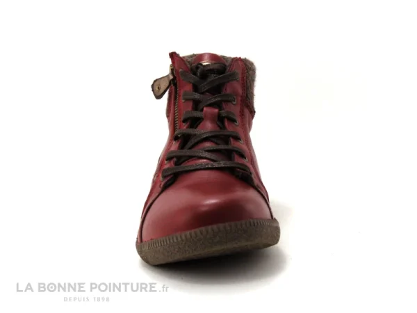 mode Bon marché 🌟 Femme Moran’s Fumay Rouge – Baskets Montante Chaude 💯 3