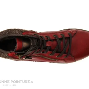 mode Bon marché 🌟 Femme Moran’s Fumay Rouge – Baskets Montante Chaude 💯 19