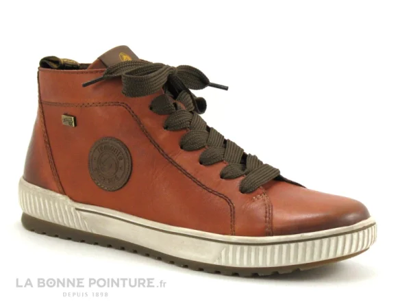 comparez les prix Promo 😀 Remonte D0771-38 Marron – Basket Montante Femme 😉 1