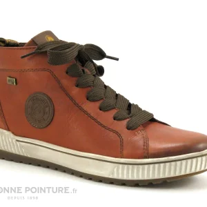 comparez les prix Promo 😀 Remonte D0771-38 Marron – Basket Montante Femme 😉 17