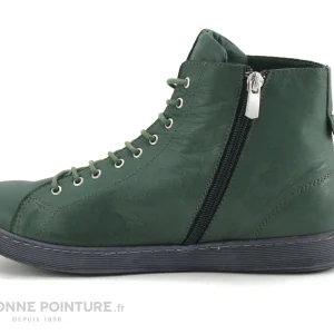 Le moins cher 🎉 Andrea Conti Tanne 0344900-147 – Basket Montante Femme Cuir Vert 👍 qualité supérieure 13