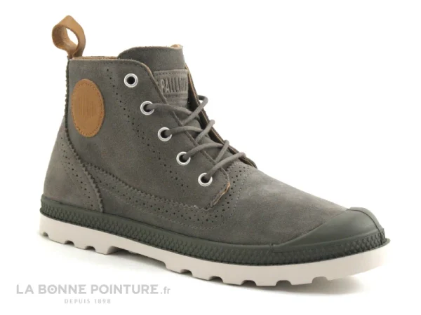 Coupon 👏 Femme Palladium LONDON Mp Mid W Major Brown Cuero – Chaussure Montante 💯 pas cher en ligne 1