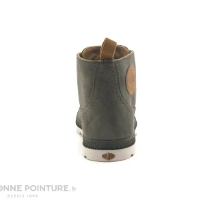 Coupon 👏 Femme Palladium LONDON Mp Mid W Major Brown Cuero – Chaussure Montante 💯 pas cher en ligne 15