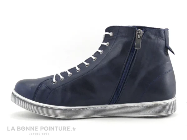 Grosses soldes 🎉 Andrea Conti 0341500 Bleu Marine – Chaussure Montante Femme 🔥 boutique en ligne 4