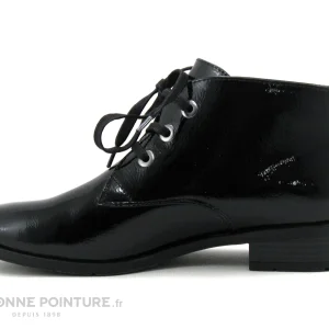 Bon marché 🔔 Femme Marco Tozzi 2-25120-35 Black – Chaussure Montante Noir Verni ✔️ jusqu'à 13