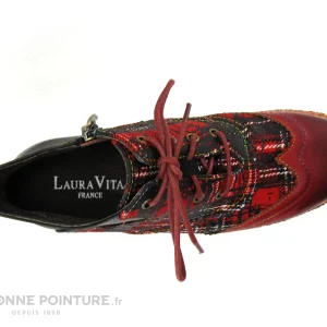 site en ligne Budget 😍 Femme Laura Vita COCRALIEO 17 Rouge Chaussures Montantes Zip Lacets ⌛ 19