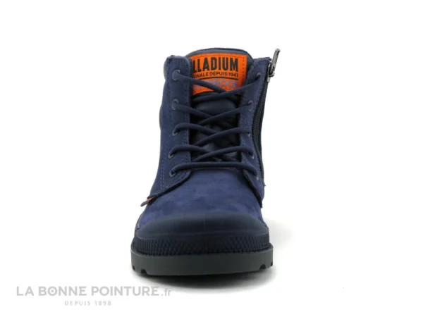 boutiqued en ligne Grosses soldes 👍 Junior Palladium HI CUFF 21H77122 – Mood Indigo – Bottillon Bleu Marine 🥰 3