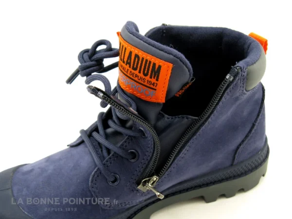 boutiqued en ligne Grosses soldes 👍 Junior Palladium HI CUFF 21H77122 – Mood Indigo – Bottillon Bleu Marine 🥰 4