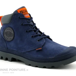 boutiqued en ligne Grosses soldes 👍 Junior Palladium HI CUFF 21H77122 – Mood Indigo – Bottillon Bleu Marine 🥰 17