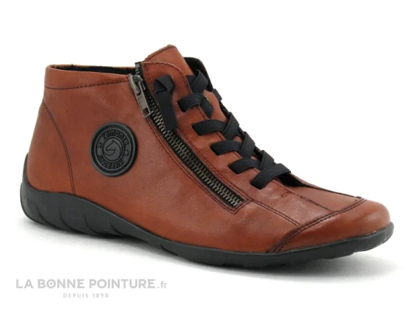 REMISE Offres 👏 Remonte R3491-38 Orange – Chaussure Montante Femme 🎉 1