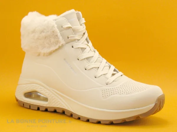 Budget 🛒 Skechers 167274 – Uno Rugged Fall Air – Nat – 🥾 Boots Beiges Femme 😍 Service Clients Dédié 6