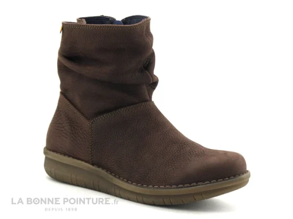 REMISE Meilleure affaire 👍 Jungla 7559 Cafe – 🥾 Boots Femme Cuir Marron 🧨 1