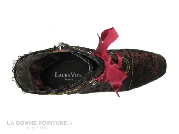 Nouvelle tendance Remise 🎉 Femme Laura Vita GOCALO 12 Wine – Bottine Bordeaux Et Noire 🎉 7