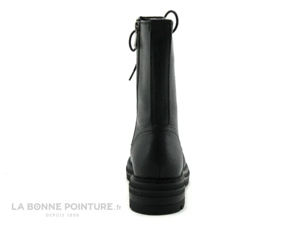 Coupon 🛒 Femme Marco Tozzi 2-25212-29 Black – Bottine Noire Avec Lacet Et Zip 👍 acheter 5