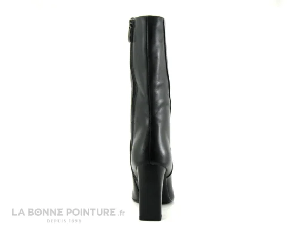 Coupon ✔️ Femme Tamaris 1-25349-29 Black – Bottine Talon Haut En Cuir Noir – Bout Pointu 👍 prix de gros 5