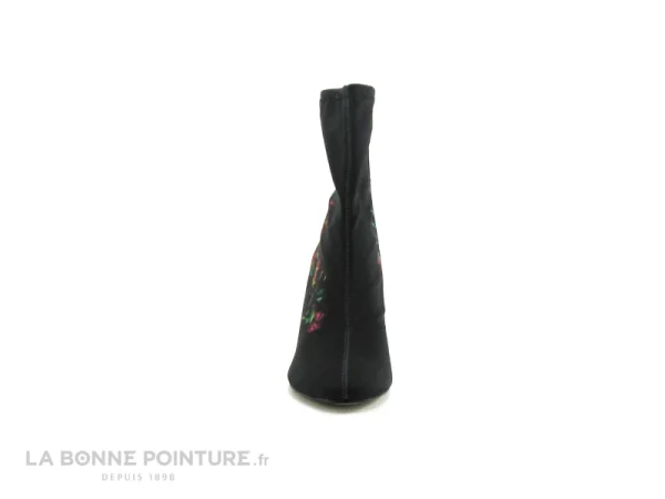 Prix très abordable Bon marché ✔️ Femme Tamaris 1-25370-23 Black Flower – Bottine Fleurie Talon Haut ⭐ 3