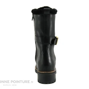 Nouveau Meilleure vente ❤️ Hooper ALICE Noir – Bottine A Lacet Femme Cuir Noir 😍 15