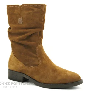 Meilleur prix 🎁 Tamaris 1-25480-29 Cognac – Botte Femme Mi-hauteur Marron Clair 🎉 destockage 17