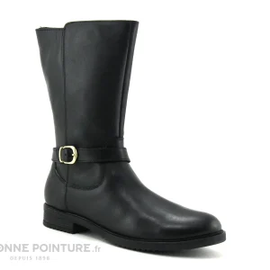 Bon marché 👍 Junior Lilybellule DALINA Noir – Bottine Fille Cuir Noir 🎉 Livraison internationale 17