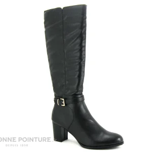 Bon marché 😍 The Divine Factory QL4730 Noir – Botte Femme Talon Haut – Bride Cheville ✨ grande surprise 16