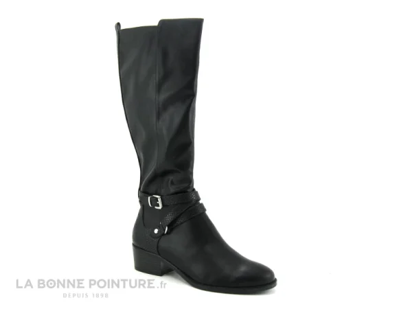 vente chaude Le moins cher 🤩 The Divine Factory QL4058 Noires – Bottes Femme 🎁 1