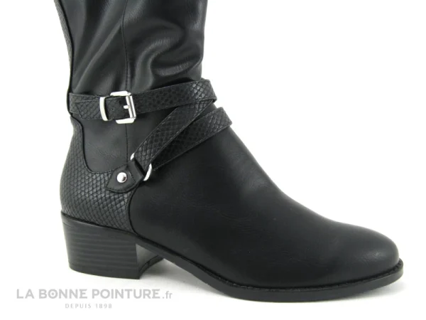 vente chaude Le moins cher 🤩 The Divine Factory QL4058 Noires – Bottes Femme 🎁 3