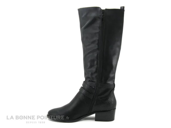 vente chaude Le moins cher 🤩 The Divine Factory QL4058 Noires – Bottes Femme 🎁 4