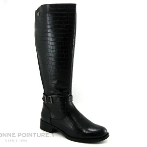 Bon marché 🌟 Les Ptites Bombes LPB LPB ARINA Noir Croco – Botte Femme CH04BT009 😍 livraison la plus rapide 17