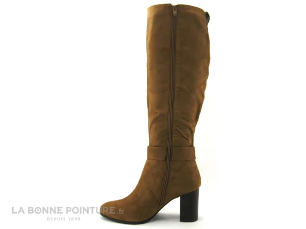 Paiement sécurisé Le moins cher 😍 Femme The Divine Factory QL4550 Camel – Botte Marron Talon Haut 🛒 3