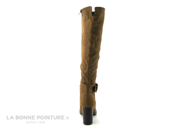 Paiement sécurisé Le moins cher 😍 Femme The Divine Factory QL4550 Camel – Botte Marron Talon Haut 🛒 4