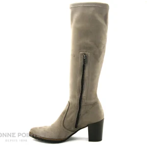 Nouveau 🌟 Dorking D7890 THAIS – Stretch Taupe – Botte Femme Talon Haut 🌟 De Qualité 13