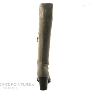 Nouveau 🌟 Dorking D7890 THAIS – Stretch Taupe – Botte Femme Talon Haut 🌟 De Qualité 15