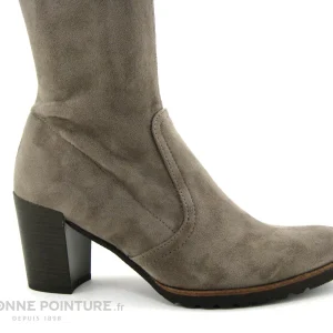 Nouveau 🌟 Dorking D7890 THAIS – Stretch Taupe – Botte Femme Talon Haut 🌟 De Qualité 19