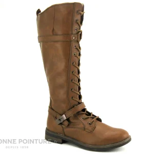 Meilleure affaire 👍 Tamaris 1-25532-29 Cognac – Botte A Lacet Femme Marron 🔥 soldes de Noël 17