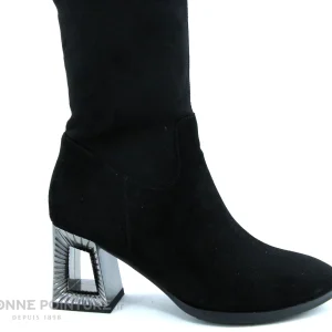 Officielle Top 10 🥰 MetamorfOse Femme Metamorf Ose MACHERIE Noir – Botte Cuissarde Noire ⭐ 17