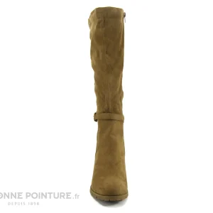 Promo 👍 The Divine Factory QL4722 Beige – Botte Femme – Talon Bloc 🎁 outlet soldes 9